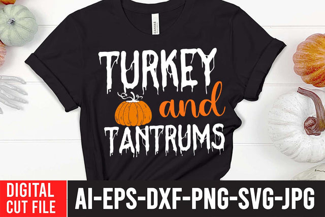 Turkey And Tantrums SVG Cut File SVG BlackCatsMedia 