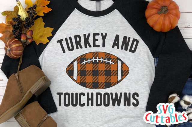 Turkey and Touchdowns Svg Cuttables 