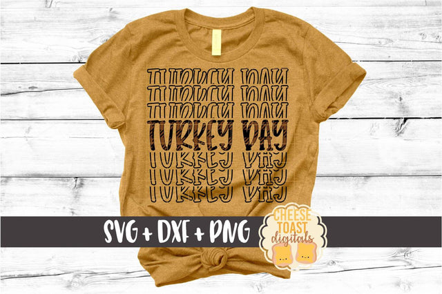 Turkey Day - Buffalo Plaid Thanksgiving Mirror Word SVG PNG DXF Cut Files SVG Cheese Toast Digitals 