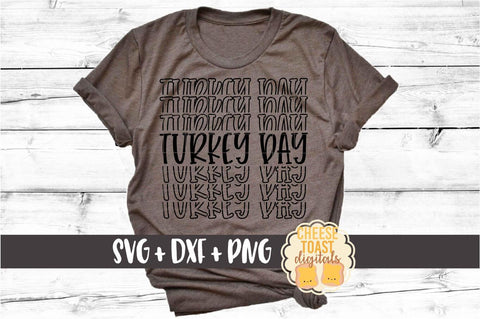 Turkey Day - Thanksgiving Mirror Word SVG PNG DXF Cut Files SVG Cheese Toast Digitals 