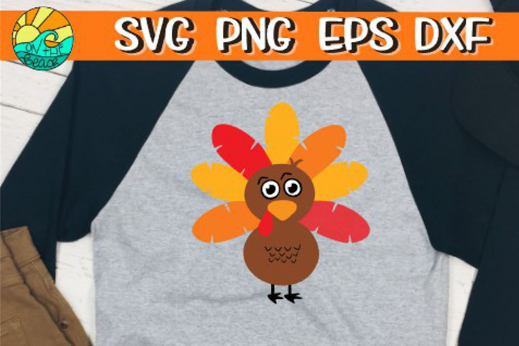 Turkey - Doodle - Thanksgiving -SVG - DXF - EPS - PNG - So Fontsy