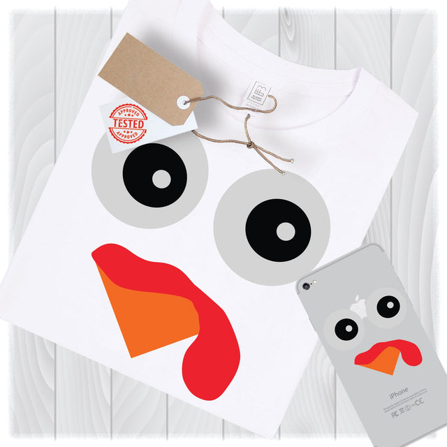 Turkey Face SVG Files for Cricut Designs | Thanksgiving SVG Files SVG My Sew Cute Boutique 
