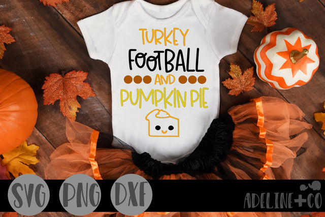 Turkey football pumpkin pie SVG Adeline&co 