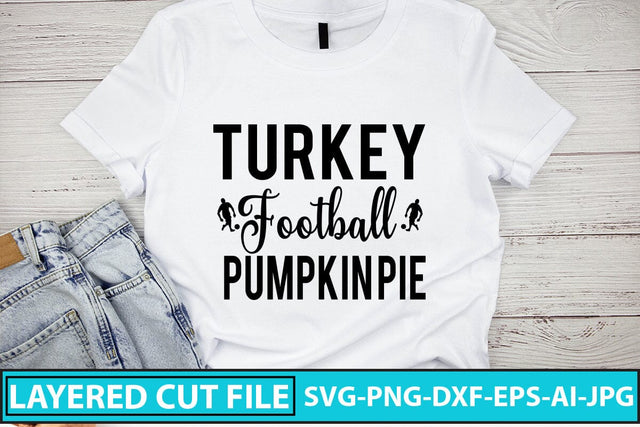 Turkey Football Pumpkin Pie SVG Cut File SVG Syaman 