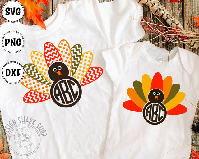 Turkey Frame SVG Design Shark 