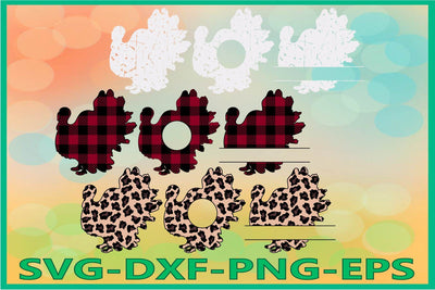 Turkey Leopard Svg, Thanksgiving Day, Grunge SVG AlexSVGStudio 