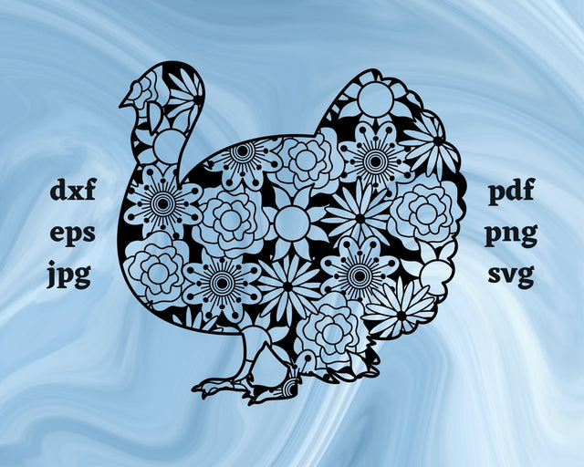 Turkey Mandala SVG Cut File SVG Northern Light SVG 