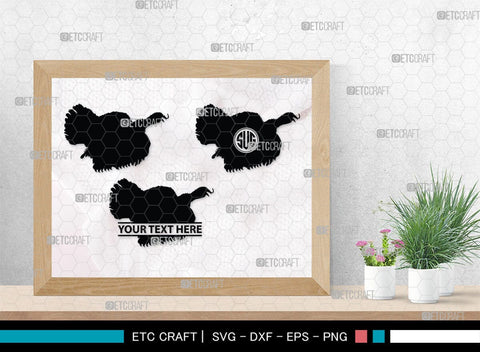 Turkey Monogram, Turkey Silhouette, Turkey SVG, Turkey Bird Svg, Christmas Turkey Svg, Fried Turkey Svg, Animal Svg, SB00329 SVG ETC Craft 