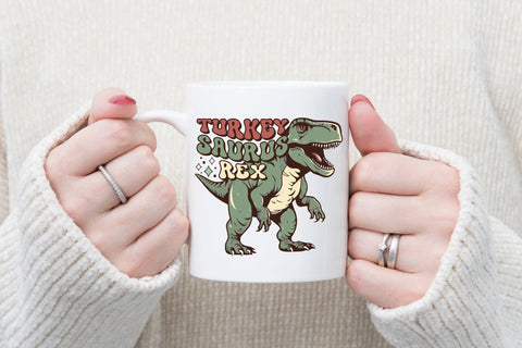 Turkey Saurus Rex PNG Retro Sublimation Design Sublimation CraftLabSVG 