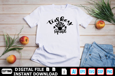 Turkey Squad SVG Craftlabsvg24 
