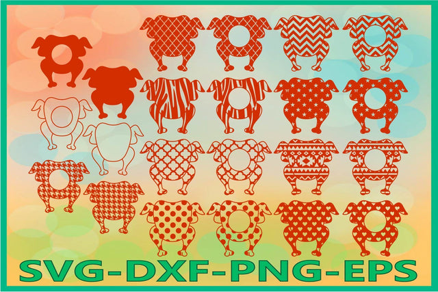Turkey Svg, Thanksgiving Day, Turkey Patterns SVG AlexSVGStudio 