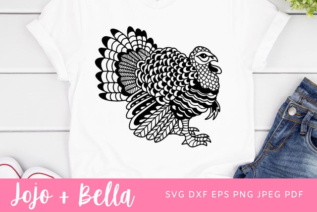 Turkey SVG - Thanksgiving Svg - Gobble Svg - Fall Svg - Thankful Svg, Svg, Cricut, Svg Files for Cricut, Sublimation Designs Downloads SVG Jojo&Bella 