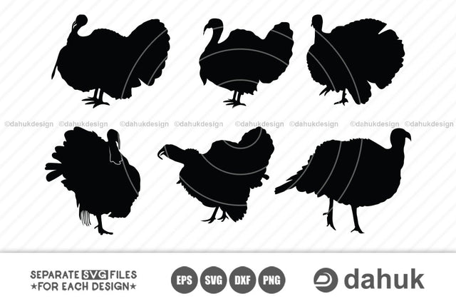 Turkey SVG,Thanksgiving svg,svg,eps,dxf,png,cut file,cmeo,vector art, svg cut file for silhouette SVG dahukdesign 