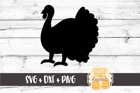 Turkey - Thanksgiving SVG PNG DXF Cut Files SVG Cheese Toast Digitals 