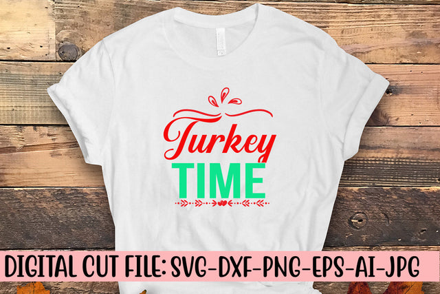 Turkey Time SVG Cut File SVG Syaman 