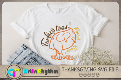 Turkey Time Svg, Thanksgiving Svg, Fall Svg, Food Svg SVG Artinrhythm shop 