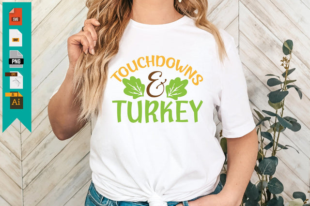 Turkey & Touchdowns SVG Craftlabsvg24 