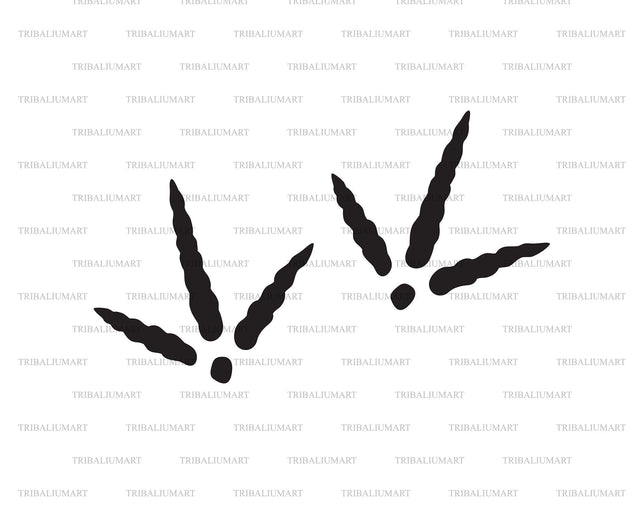 Turkey Track SVG TribaliumArtSF 