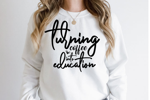 turning coffee into education SVG nirmal108roy 