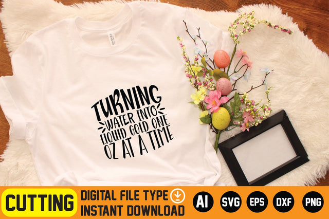 Turning Water into Liquid Gold One Oz at a time SVG CraftlabSvg29 