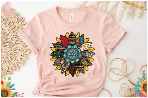 Turqoise Sunflower Sublimation Sublimation Jagonath Roy 