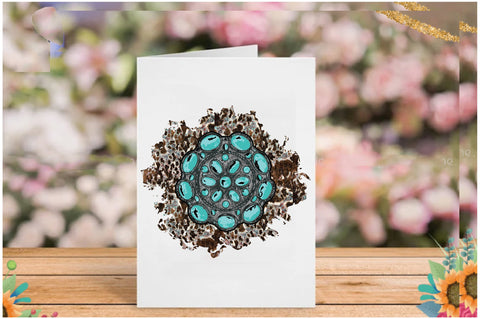 Turqoise Western Gem Stone Sublimation Sublimation Jagonath Roy 