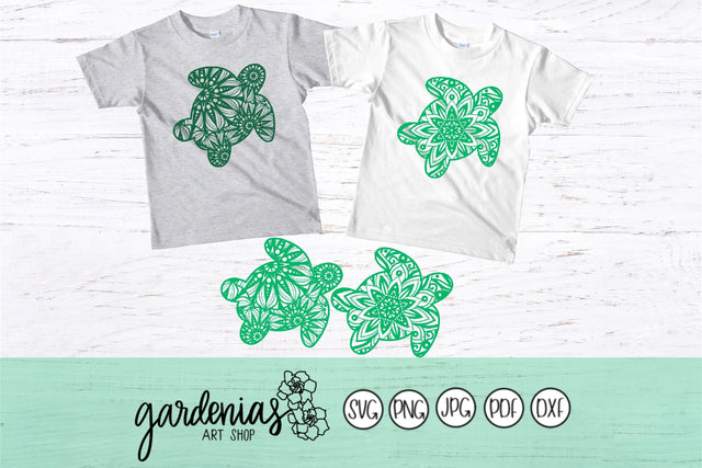 Turtle Mandalas SVG Gardenias Art Shop 