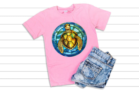 Turtle Stained Glass Sublimation Clipart Sublimation Regulrcrative 
