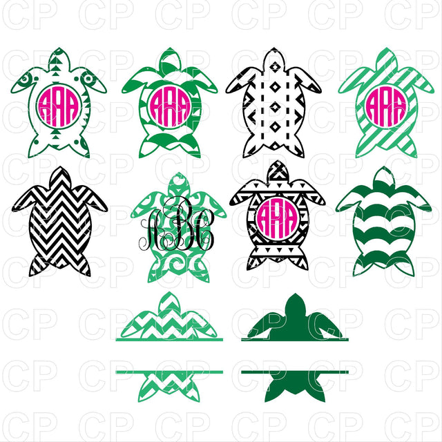 Turtle SVG Bundle SVG cutperfectstudio