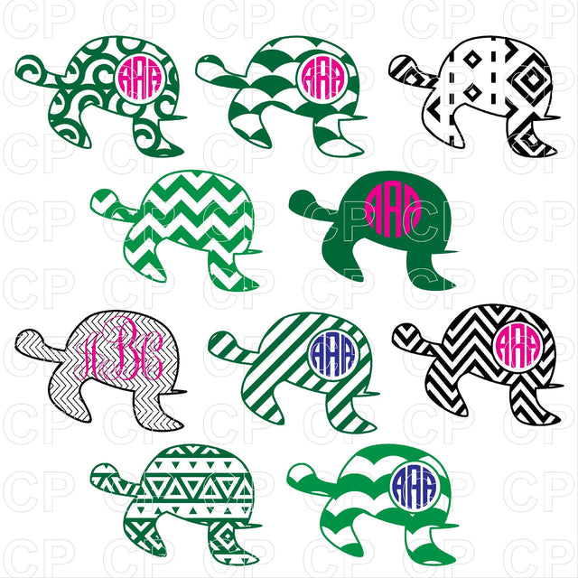 Turtle SVG Bundle SVG cutperfectstudio
