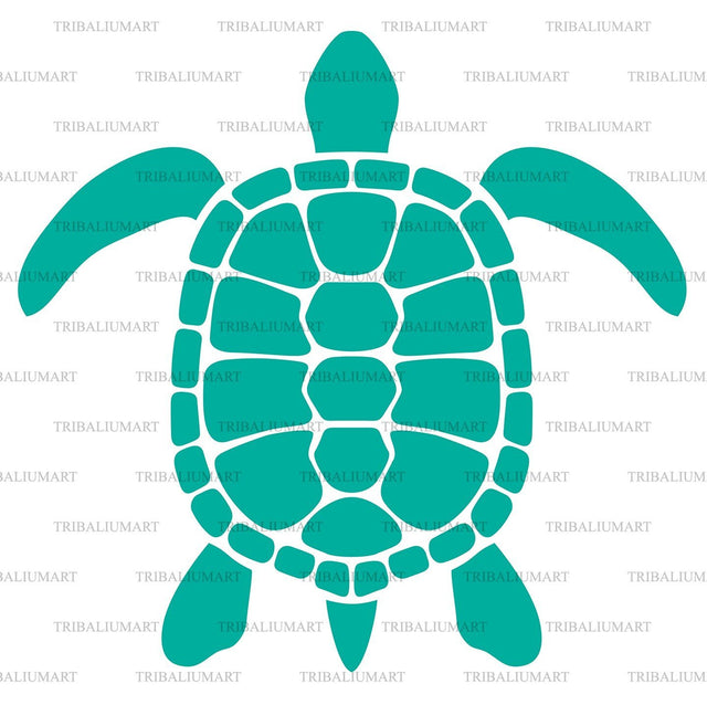 Turtle SVG TribaliumArtSF 