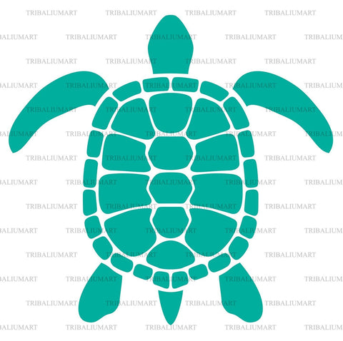 Turtle. Cut files for Cricut. Clip Art silhouettes (eps, svg, pdf, png ...