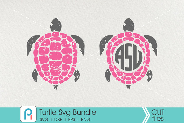 Turtle Svg, Turtle Monogram Svg, Turtle Clip Art SVG Pinoyart Kreatib 