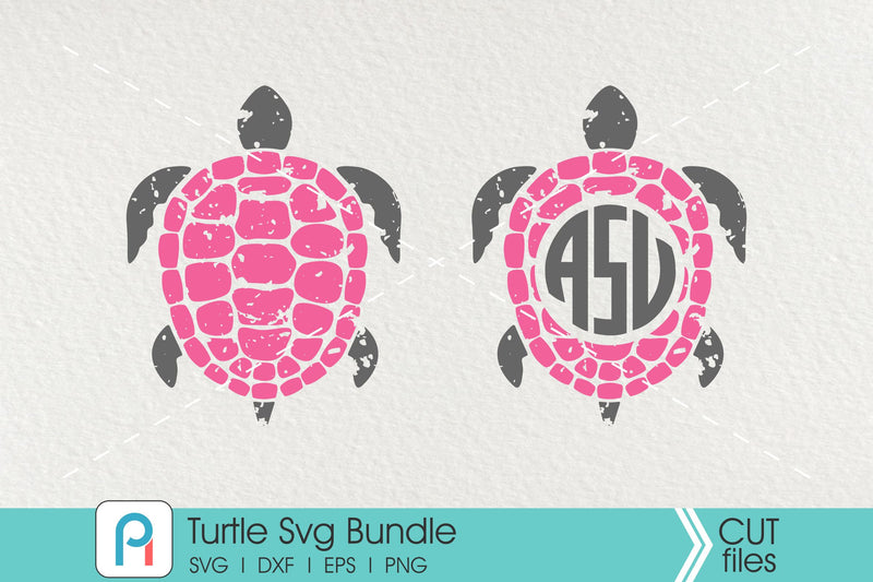 Turtle Svg, Turtle Monogram Svg, Turtle Clip Art SVG Pinoyart Kreatib 