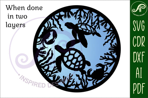 Turtle wall art sign, SVG file. vector file SVG APInspireddesigns 