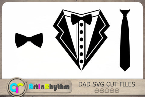 Tuxedo Svg, Bow Tie Svg, Neck Tie Svg, Suit Svg SVG Artinrhythm shop 
