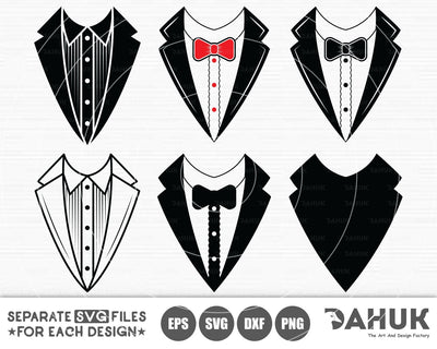 Tuxedo svg, Tuxedo Vector, Tuxedo Clipart, Cuttable Design, Svg, Png, Dxf & Eps Designs SVG dahukdesign 