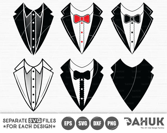 Tuxedo svg, Tuxedo Vector, Tuxedo Clipart, Cuttable Design, Svg, Png, Dxf & Eps Designs SVG dahukdesign 