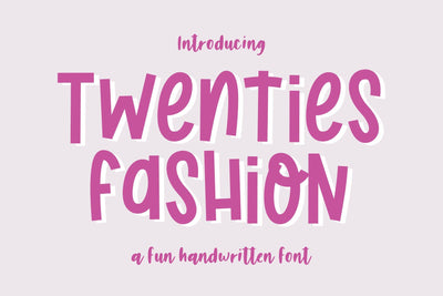 Twenties Fashion Font Jimtype Studio 