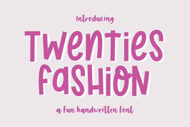 Twenties Fashion Font Jimtype Studio 