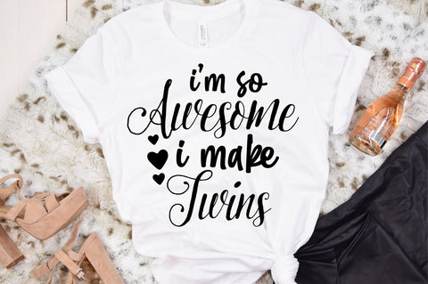 Twin mom svg bundle SVG Nbd161 