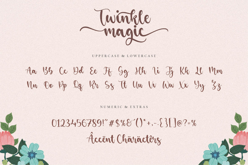 Twinkler Script Twinkle Magic Lovely Modern Script Font - So Fontsy