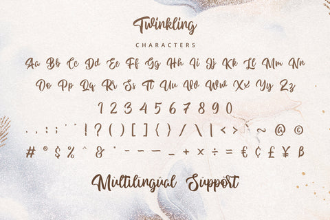 Twinkling - Modern Script Font Font Alpaprana Studio 
