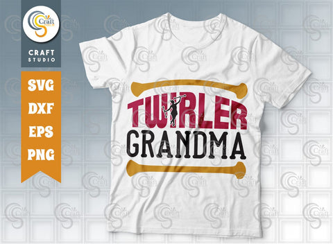 Twirler Bundle Vol-02 SVG, So Much Twirl, Eat Sleep Twirl Repeat, Twirler Grandma, Baton And Bling Svg, Rockin That Twirl Mom, Twirler Quote SVG ETC Craft 