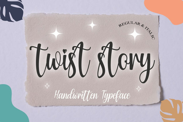 Twist Story Font Supersemar Letter 