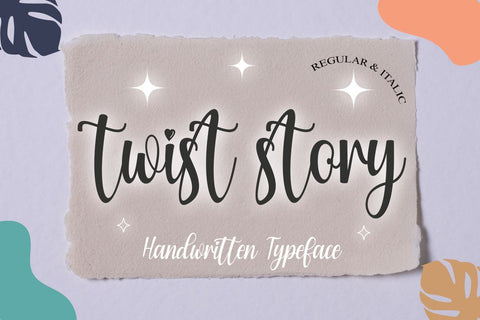 Twist Story Font Supersemar Letter 