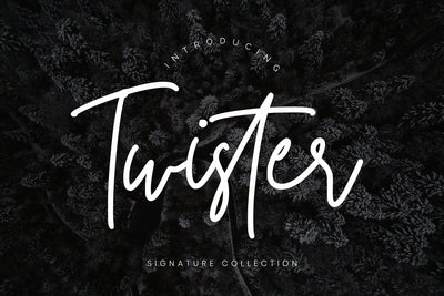 Twister Handwritten Script Font Creatype Studio 