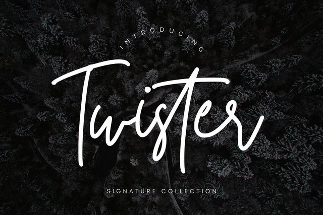Twister Handwritten Script Font Creatype Studio 
