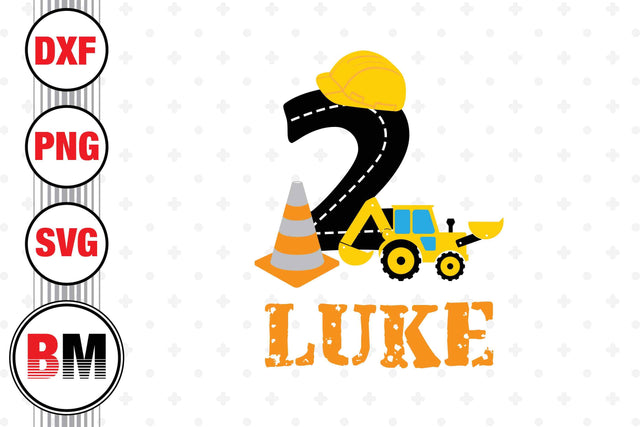 Two Birthday Construction SVG, PNG, DXF Files SVG BMDesign 