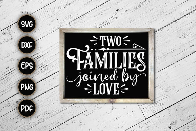Two Families Joined By Love Sign SVG SVG CraftLabSVG 